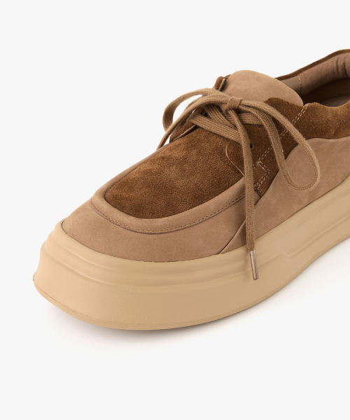 MISTAKE PROJECT BY KINCHI(ミステークプロジェクトバイキンチ)の「BOATDECK - BEIGE(スニーカー・メンズ・その他・24cm/24.5cm/25cm/25.5cm/26cm/26.5cm/27.5cm/28cm/27cm)」の3枚目の写真