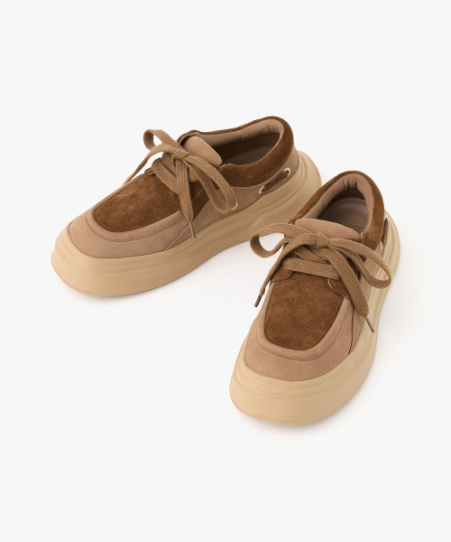 MISTAKE PROJECT BY KINCHI(ミステークプロジェクトバイキンチ)の「BOATDECK - BEIGE(スニーカー・メンズ・その他・24cm/24.5cm/25cm/25.5cm/26cm/26.5cm/27.5cm/28cm/27cm)」の9枚目の写真