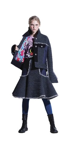 MATURED/マチュアード】スタンドカラーツイードブルゾン 完売品 
