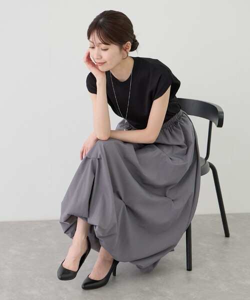 Jayro(ジャイロ)の「ランダムステッチバルーンスカート(スカート・レディース・ホワイト系その他/ブラック/グレー・M)」の14枚目の写真