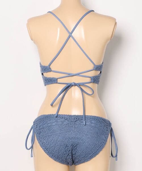 Beach Queen（ビーチクイーン）の「Beach Queen/ビーチクイーン ﾆｯﾄｸﾛｼｪｽﾄﾗｯﾋﾟｰﾋﾞｷﾆ 水着 413090（水着・レディース・ブラック/カーキ/ホワイト/イエロー/ネイビー・M）」の7枚目の写真