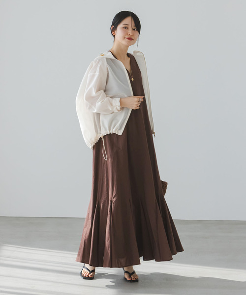 MARIHA（マリハ）の「《追加・NOBLE別注カラー》MARIHA/マリハ 夏の月影のドレス（ワンピース・レディース・ベージュ/ブラック/レッド/ブラウン・38/36/34）」の7枚目の写真