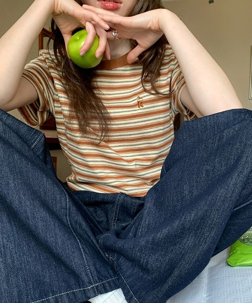 AsheKsha（アシクシャ）の「丸首半袖Tシャツ（Tシャツ/カットソー・レディース・カラフル・M）」の16枚目の写真