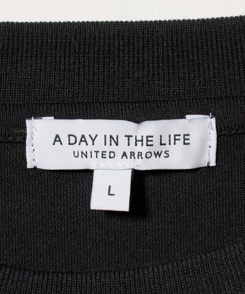 A DAY IN THE LIFE UNITED ARROWS(アデイインザライフユナイテッドアローズ)の「ハイツイスト メッシュ レイヤード カットソー-ウォッシャブル-<A DAY IN THE LIFE>(ニット/セーター・メンズ・ブラック/ホワイト・M/L)」の7枚目の写真