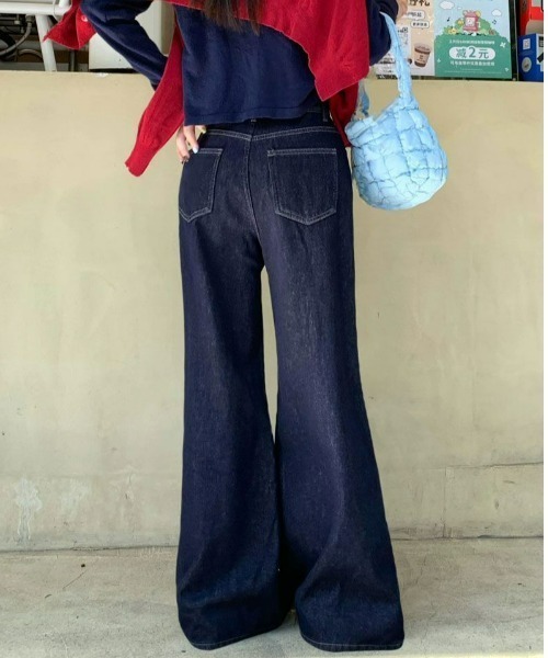REBALANCE(リバランス)の「ワイドレッグデニム(デニムパンツ・レディース・A・MEDIUM/LARGE/X-LARGE)」の9枚目の写真
