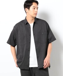 Grand PARK | リネンライクポリエステルコードシャツ(シャツ/ブラウス)