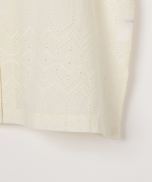 LEPSIM(レプシィム)の「総刺繍シャツSS 659260(シャツ/ブラウス・レディース・ナチュラル/ブラック・FREE)」の7枚目の写真