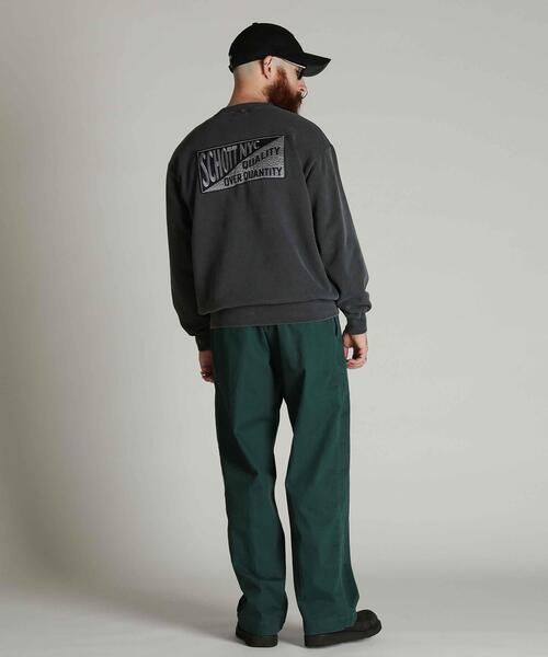 Schott(ショット)の「Schott/ショット/CREW SWEAT SQUARE Schott N.Y.C. EMB./クルー 刺繍スウェット スクエア ショット ニューヨーク(スウェット・メンズ・ブラック/ブラウン・2XL/M/XL/L)」の21枚目の写真