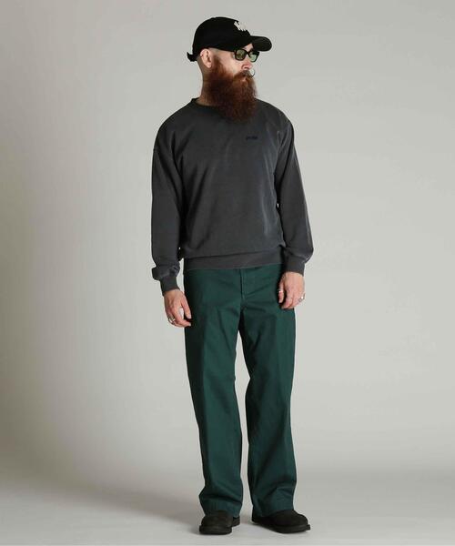 Schott(ショット)の「Schott/ショット/CREW SWEAT SQUARE Schott N.Y.C. EMB./クルー 刺繍スウェット スクエア ショット ニューヨーク(スウェット・メンズ・ブラック/ブラウン・2XL/M/XL/L)」の22枚目の写真