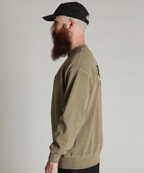 Schott(ショット)の「Schott/ショット/CREW SWEAT SQUARE Schott N.Y.C. EMB./クルー 刺繍スウェット スクエア ショット ニューヨーク(スウェット・メンズ・ブラック/ブラウン・2XL/M/XL/L)」の5枚目の写真