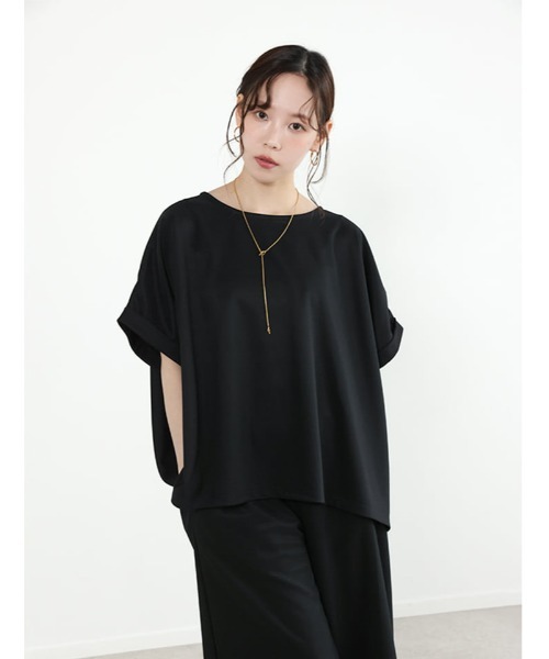 fifth（フィフス）の「【2点セット】チュニック×ワイドパンツ（セットアップ・レディース・チャコールグレー/ブラック・F）」の10枚目の写真