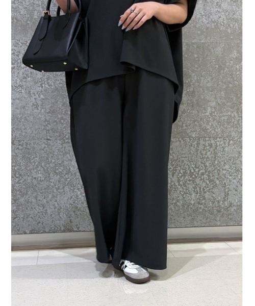 fifth（フィフス）の「【2点セット】チュニック×ワイドパンツ（セットアップ・レディース・チャコールグレー/ブラック・F）」の20枚目の写真