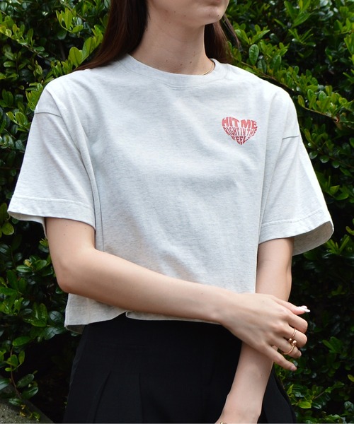 Bonjour Sagan（ボンジュールサガン）の「【spiritoso】アソートクロップドTシャツ（Tシャツ/カットソー・レディース・グレー系その他2/グレー系その他3/グレー系その他・FREE）」の22枚目の写真