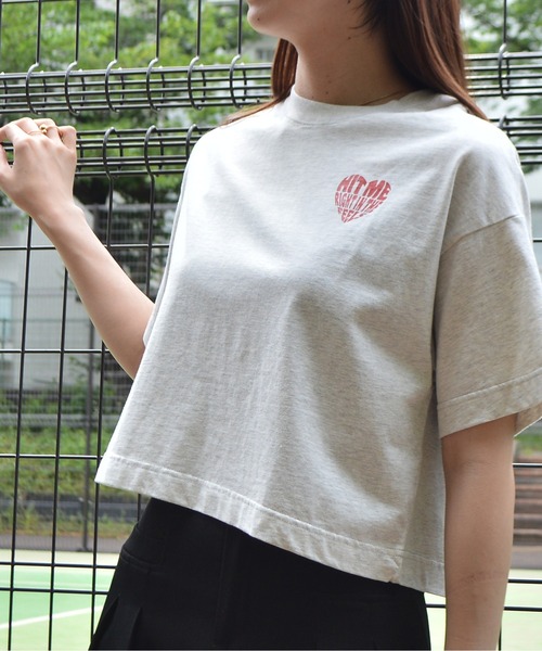 Bonjour Sagan（ボンジュールサガン）の「【spiritoso】アソートクロップドTシャツ（Tシャツ/カットソー・レディース・グレー系その他2/グレー系その他3/グレー系その他・FREE）」の21枚目の写真