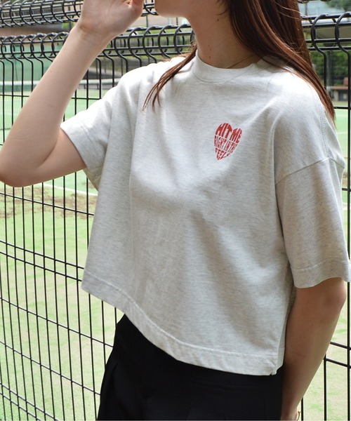 Bonjour Sagan（ボンジュールサガン）の「【spiritoso】アソートクロップドTシャツ（Tシャツ/カットソー・レディース・グレー系その他2/グレー系その他3/グレー系その他・FREE）」の20枚目の写真