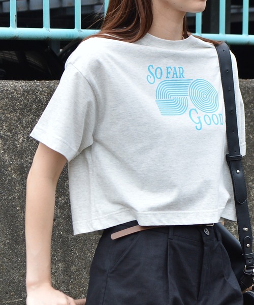 Bonjour Sagan（ボンジュールサガン）の「【spiritoso】アソートクロップドTシャツ（Tシャツ/カットソー・レディース・グレー系その他2/グレー系その他3/グレー系その他・FREE）」の16枚目の写真
