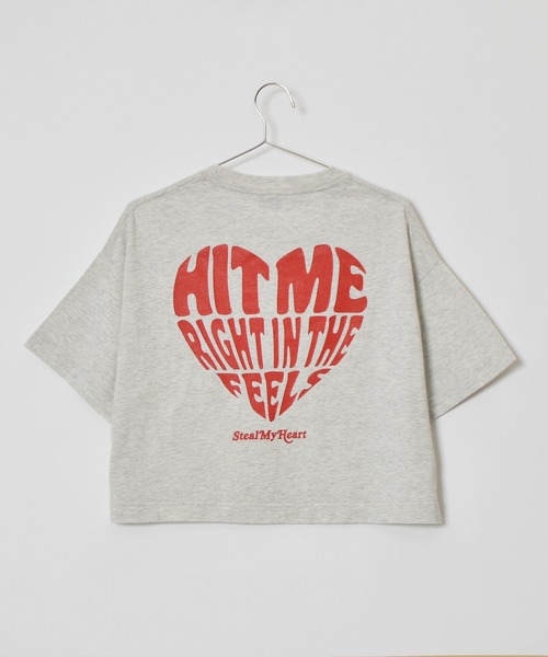 Bonjour Sagan（ボンジュールサガン）の「【spiritoso】アソートクロップドTシャツ（Tシャツ/カットソー・レディース・グレー系その他2/グレー系その他3/グレー系その他・FREE）」の5枚目の写真