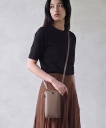 mieno（ミエノ）の「[mieno] 牛革 マホショルダー スマホポーチ（ショルダーバッグ）」