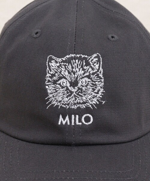fredy emue(フレディエミュ)の「キャット刺しゅうキャップ(キャップ・レディース・ブラック/ベージュ・FREE)」の11枚目の写真