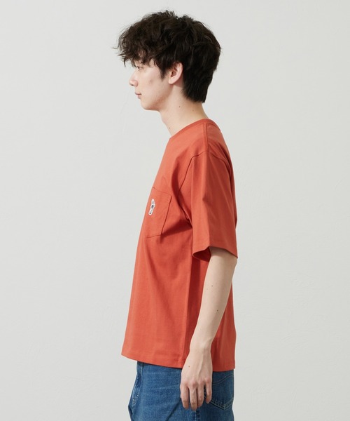 Lee(リー)の「Lee/リー BUDDY LeeワッペンTシャツ(Tシャツ/カットソー・メンズ・ホワイト/ネイビー/オレンジ/チャコール・SMALL/MEDIUM/LARGE/X-LARGE)」の22枚目の写真