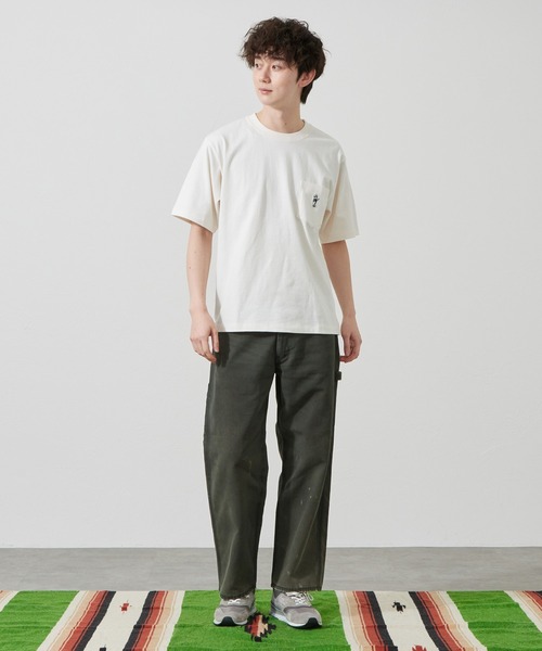 Lee(リー)の「Lee/リー BUDDY LeeワッペンTシャツ(Tシャツ/カットソー・メンズ・ホワイト/ネイビー/オレンジ/チャコール・SMALL/MEDIUM/LARGE/X-LARGE)」の16枚目の写真