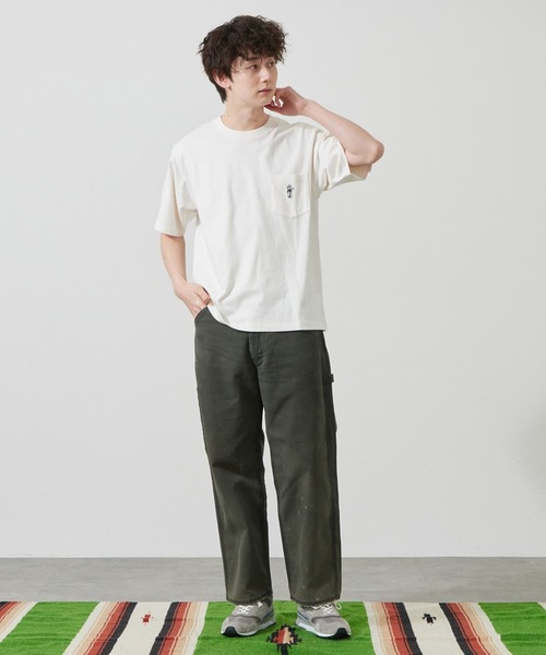 Lee(リー)の「Lee/リー BUDDY LeeワッペンTシャツ(Tシャツ/カットソー・メンズ・ホワイト/ネイビー/オレンジ/チャコール・SMALL/MEDIUM/LARGE/X-LARGE)」の10枚目の写真