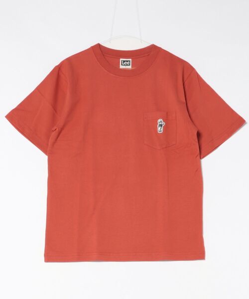 Lee(リー)の「Lee/リー BUDDY LeeワッペンTシャツ(Tシャツ/カットソー・メンズ・ホワイト/ネイビー/オレンジ/チャコール・SMALL/MEDIUM/LARGE/X-LARGE)」の7枚目の写真
