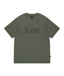 CUT OUT GOTHIC LOGO TEE khaki