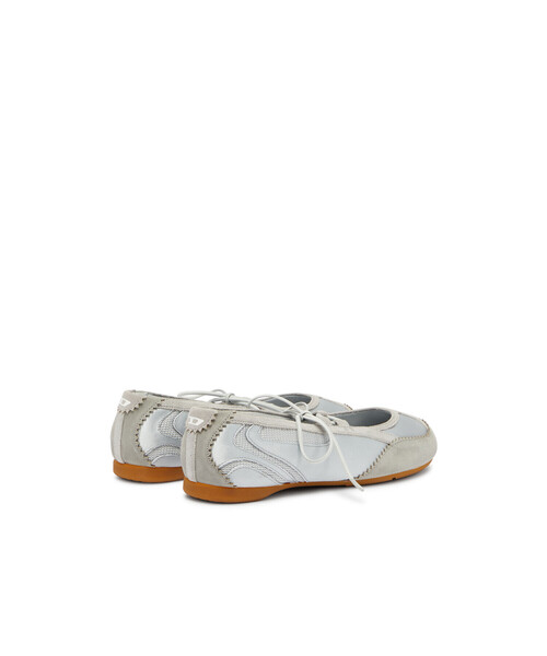 DIESEL(ディーゼル)の「ウィメンズ バレエスニーカー D-MILE BALLERINA LAC(バレエシューズ・レディース・ホワイト・36/37/40/39/38/35)」の2枚目の写真