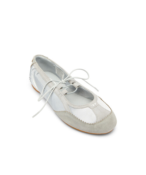 DIESEL(ディーゼル)の「ウィメンズ バレエスニーカー D-MILE BALLERINA LAC(バレエシューズ・レディース・ホワイト・36/37/40/39/38/35)」の3枚目の写真