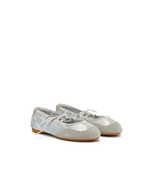 DIESEL(ディーゼル)の「ウィメンズ バレエスニーカー D-MILE BALLERINA LAC(バレエシューズ・レディース・ホワイト・36/37/40/39/38/35)」の5枚目の写真