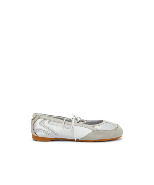 DIESEL(ディーゼル)の「ウィメンズ バレエスニーカー D-MILE BALLERINA LAC(バレエシューズ・レディース・ホワイト・36/37/40/39/38/35)」の6枚目の写真