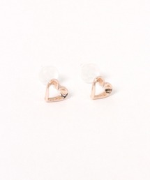 フレームハートミニ樹脂ポストピアス / 663477