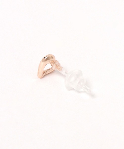 LAKOLE（ラコレ）の「フレームハートミニ樹脂ポストピアス / 663477（ピアス（両耳用）・レディース・その他1/ピンク系その他・FREE）」の3枚目の写真