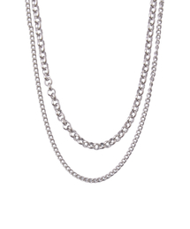 MERCIBAND（メルシバンド）の「レイヤードサージカルチェーンネックレス（ネックレス）」