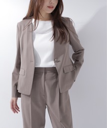 【美品】NATURAL BEAUTY BASIC ジャケット　ベージュ　M NATURAL BEAUTY BASIC｜ナチュラルビューティーベーシックのジャケット