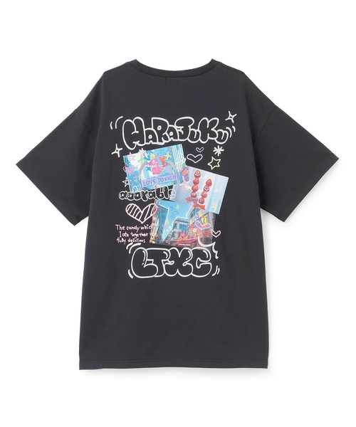 LOVETOXIC(ラブトキシック)の「【LTXC/マルチ機能】フォトラクガキチュニックTワンピ(ワンピース・キッズ・ラベンダー/オフホワイト/ライトグリーン/ブラック・S:140cm/130cm/L:160cm/M:150cm)」の21枚目の写真