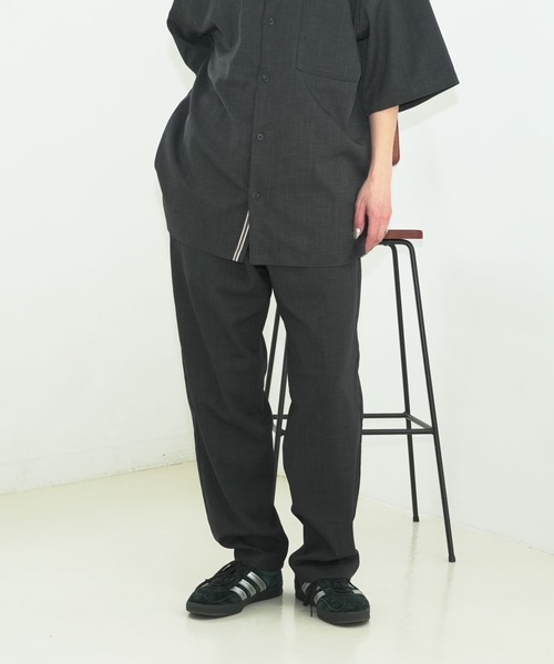 JEANS MATE（ジーンズメイト）の「【NATURAL STORY/ナチュラルストーリー】【涼しく快適！リネンタッチ】 ストレッチイージーパンツ 蒸れにくい 夏服 リネンライク 清涼感（その他パンツ・メンズ・アイボリー/グレー/カーキ/ネイビー/チャコールグレー・LARGE/X-LARGE/MEDIUM）」の2枚目の写真