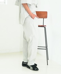 JEANS MATE | 【NATURAL STORY/ナチュラルストーリー】【涼しく快適!リネンタッチ】 ストレッチイージーパンツ 蒸れにくい 夏服 リネンライク 清涼感(その他パンツ)