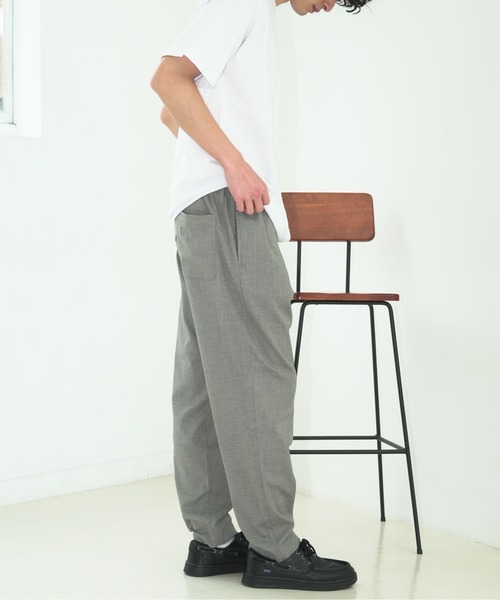 JEANS MATE（ジーンズメイト）の「【NATURAL STORY/ナチュラルストーリー】【涼しく快適！リネンタッチ】 ストレッチイージーパンツ 蒸れにくい 夏服 リネンライク 清涼感（その他パンツ・メンズ・アイボリー/グレー/カーキ/ネイビー/チャコールグレー・LARGE/X-LARGE/MEDIUM）」の16枚目の写真