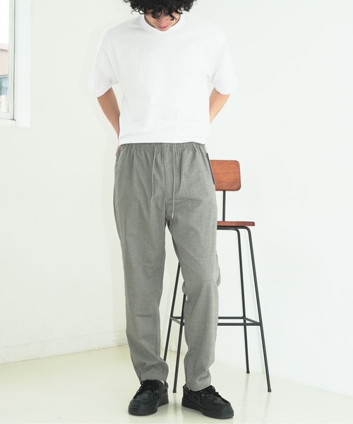 JEANS MATE（ジーンズメイト）の「【NATURAL STORY/ナチュラルストーリー】【涼しく快適！リネンタッチ】 ストレッチイージーパンツ 蒸れにくい 夏服 リネンライク 清涼感（その他パンツ・メンズ・アイボリー/グレー/カーキ/ネイビー/チャコールグレー・LARGE/X-LARGE/MEDIUM）」の17枚目の写真