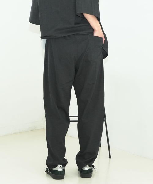 JEANS MATE（ジーンズメイト）の「【NATURAL STORY/ナチュラルストーリー】【涼しく快適！リネンタッチ】 ストレッチイージーパンツ 蒸れにくい 夏服 リネンライク 清涼感（その他パンツ・メンズ・アイボリー/グレー/カーキ/ネイビー/チャコールグレー・LARGE/X-LARGE/MEDIUM）」の7枚目の写真