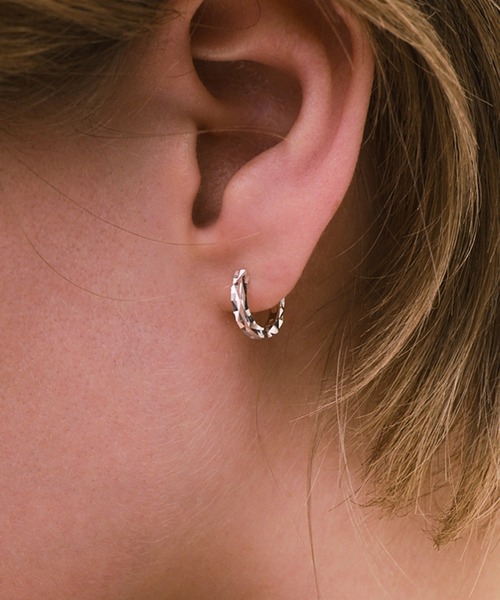 silver925】 Prism HoopPierce / プリズムフープピアス（ピアス（両耳