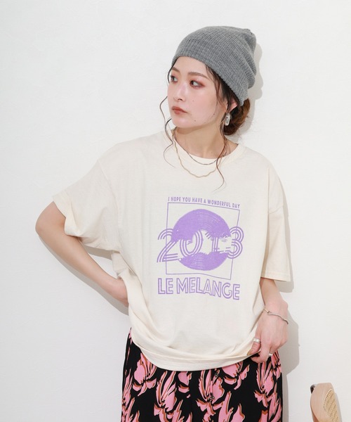 FUNALIVE(ファンアライブ)の「ロゴプリント半袖Tシャツ(Tシャツ/カットソー・レディース・ナチュラル/ホワイト/ブラウン・FREE)」の20枚目の写真