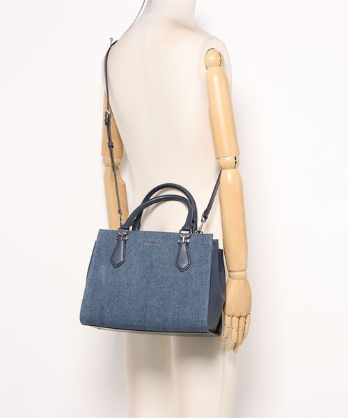 MICHAEL KORS(マイケルコース)の「MD SATCHEL(ハンドバッグ・レディース・ブルー系・FREE)」の2枚目の写真