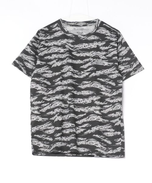 MATIN AVENIR(マタンアヴニール)の「MATIN AVENIR/マタンアヴニール MAS26003 Tシャツ(Tシャツ/カットソー・メンズ・カモフラージュ/ブラック・L/XL/M)」の5枚目の写真