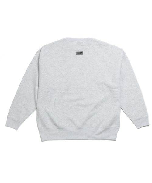 IRISHMAN（アイリッシュマン）の「【IRISHMAN/アイリッシュマン】【REFLECT】Big Silhouette Pullover / 光るオーバーサイズ　バックプリント　トレーナースウェット（UNISEX）（スウェット・メンズ・アッシュグレー/ブラック・MEDIUM/X-LARGE）」の4枚目の写真