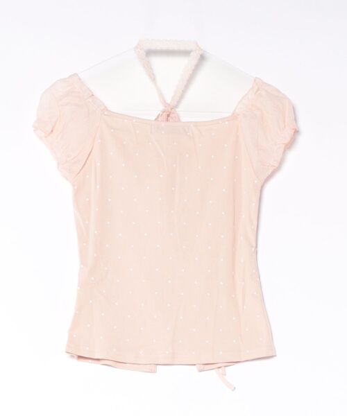 almo(アルモ)の「【LAMPOON】レースリボン付きドットトップス(その他トップス・レディース・ピンク/ブラック・SMALL/MEDIUM/LARGE)」の10枚目の写真
