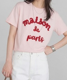 立体ロゴ/チェーン刺繍Tee/Tシャツ
