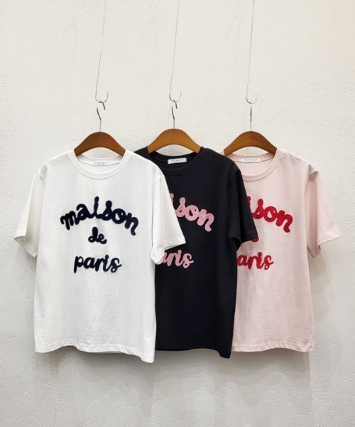 sakishimatokyo（サキシマトーキョー）の「立体ロゴ/チェーン刺繍Tee/Tシャツ（Tシャツ/カットソー・レディース・ホワイト/ピンク/ブラック/グレー・FREE）」の11枚目の写真